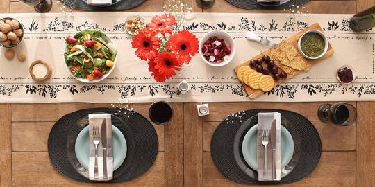 DII® Oval Plastic Woven Placemats